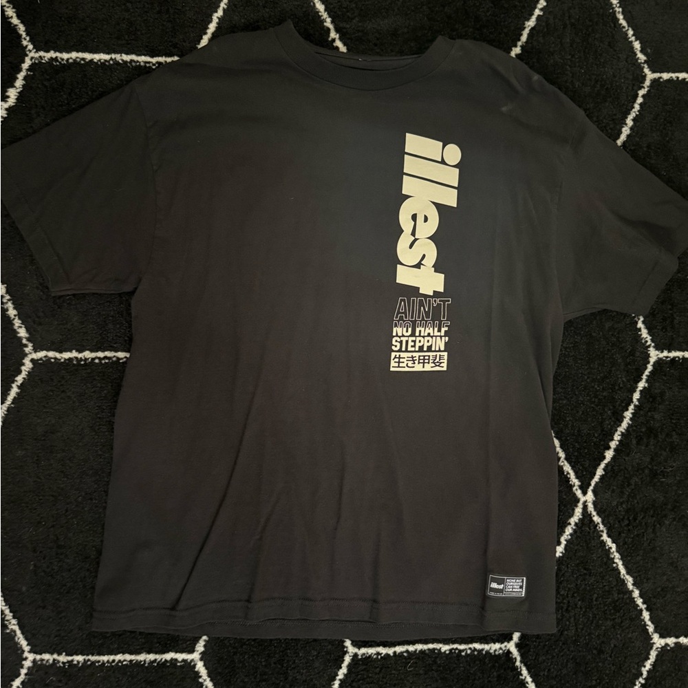 Black Graphic T-Shirt for Men